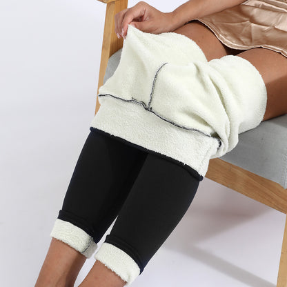 Warm and duveted Cashmere Tight Thermal Pants Autumn And Winter Cashmere Leggings For Women