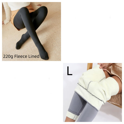 Warm and duveted Cashmere Tight Thermal Pants Autumn And Winter Cashmere Leggings For Women