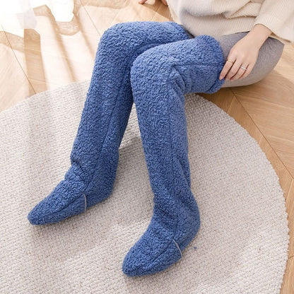 Cozy, Stylish, Warm, Breathable Toes Over Knee Fuzzy Long Socks