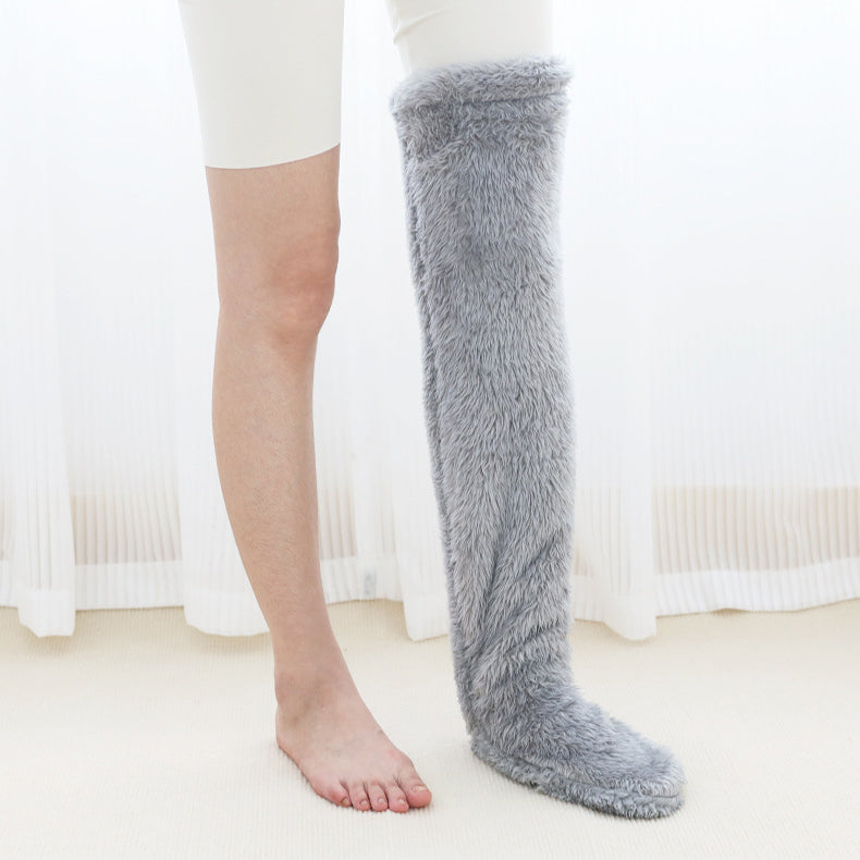 Cozy, Stylish, Warm, Breathable Toes Over Knee Fuzzy Long Socks