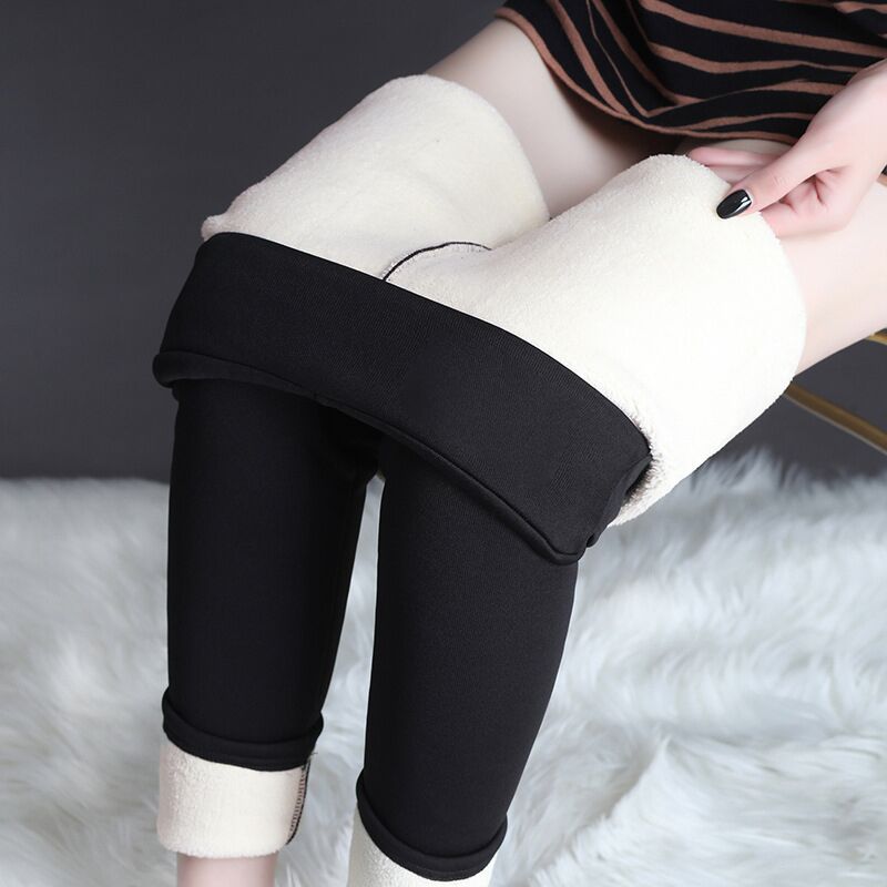 Warm and duveted Cashmere Tight Thermal Pants Autumn And Winter Cashmere Leggings For Women