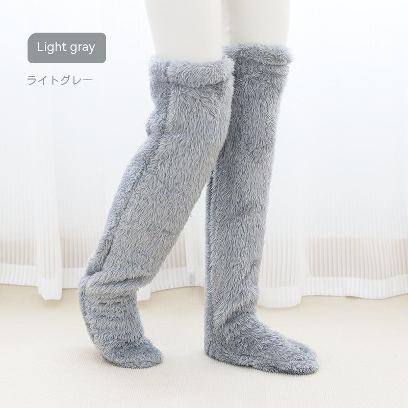 Cozy, Stylish, Warm, Breathable Toes Over Knee Fuzzy Long Socks