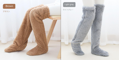 Cozy, Stylish, Warm, Breathable Toes Over Knee Fuzzy Long Socks