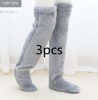 Cozy, Stylish, Warm, Breathable Toes Over Knee Fuzzy Long Socks