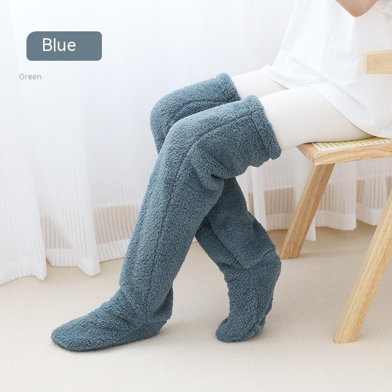 Cozy, Stylish, Warm, Breathable Toes Over Knee Fuzzy Long Socks